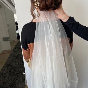 Cathedral wedding veil